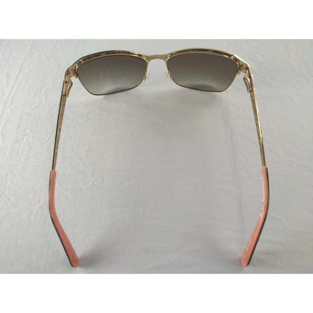 Liz Claiborne L577/S 09QHA Women's Sunglasses Brown Gold Filigree 56mm